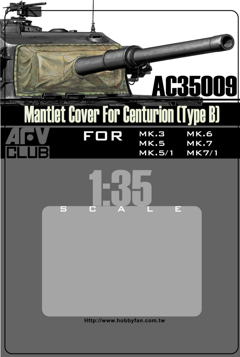AFV Club AC35009 1/35 Mantlet Cover for Centurion (Type B)