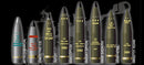 AFV Club AG35039 1/35 155mm HOWITZER AMMO SET (BRASS)
