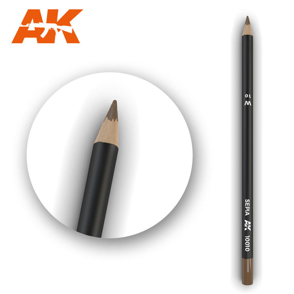 AK Interactive 10010 Weathering Pencil - Sepia