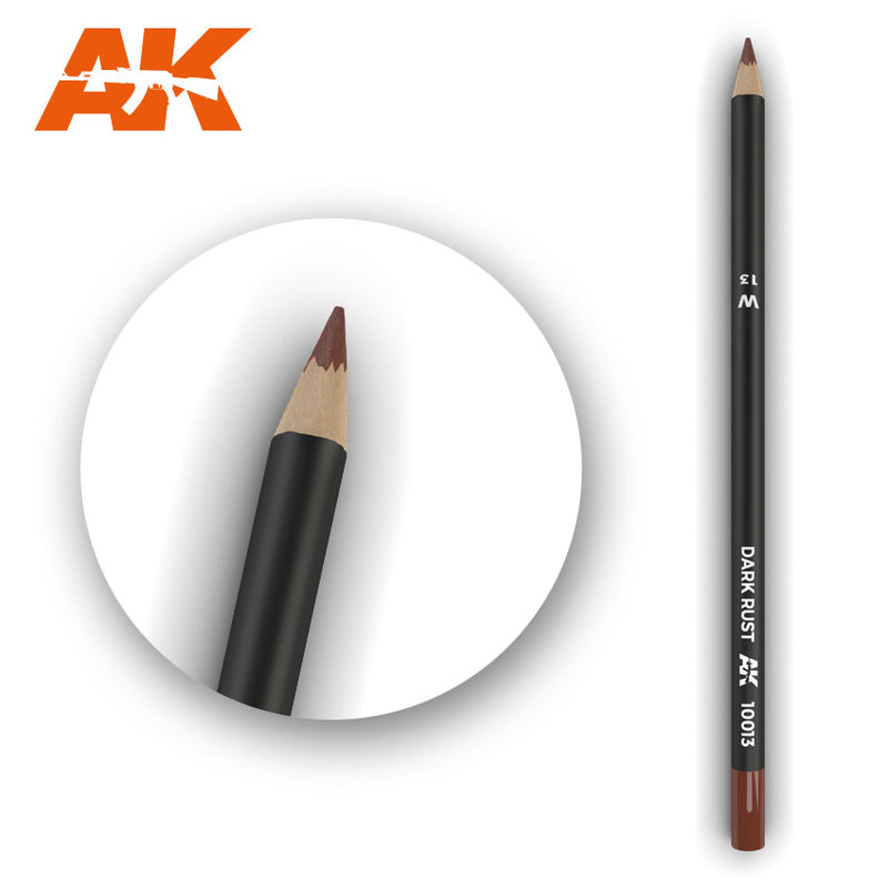 AK Interactive 10013 Weathering Pencil - Dark Rust