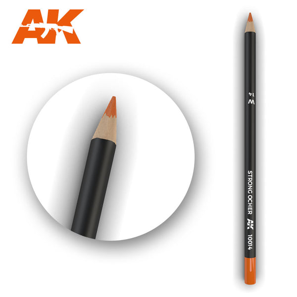 AK Interactive 10014 Weathering Pencil - Strong Ocher