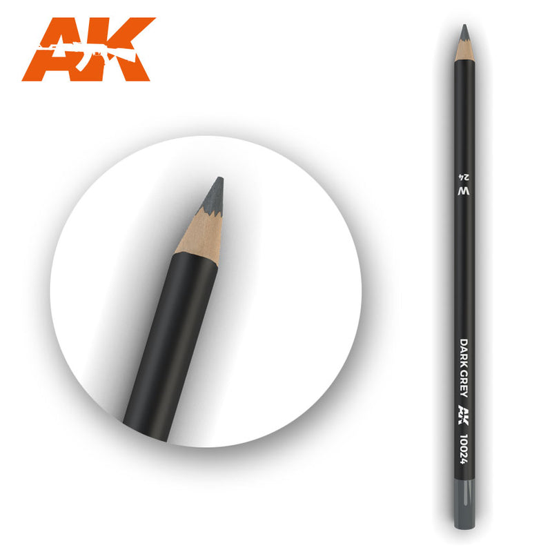 AK Interactive 10024 Weathering Pencil - Dark Grey