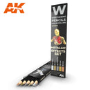 AK Interactive 10046 METALLICS: Effect set
