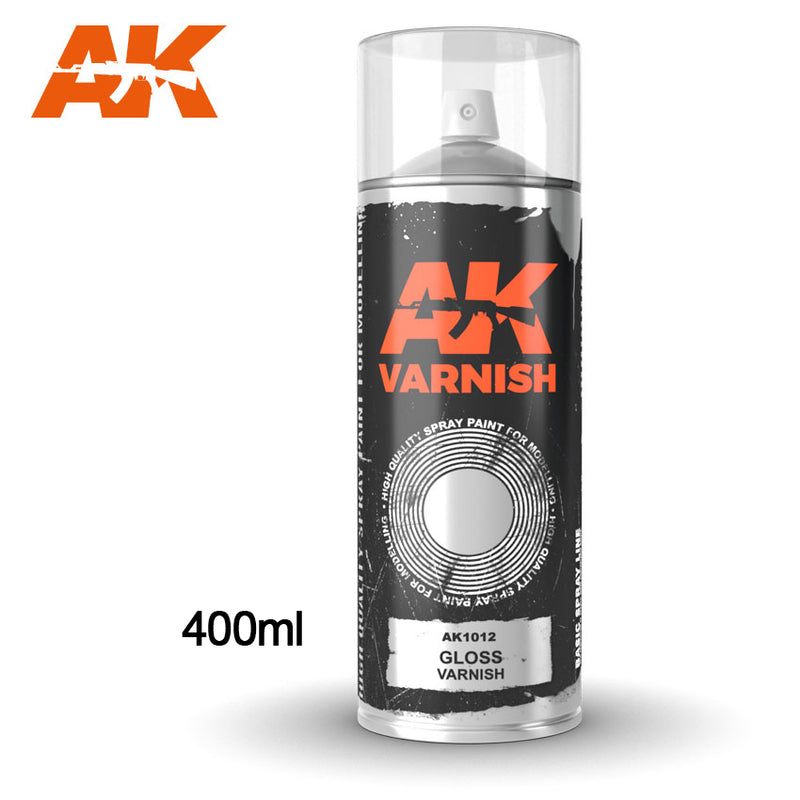 AK Interactive 1012 GLOSS Varnish Spray - 400ml