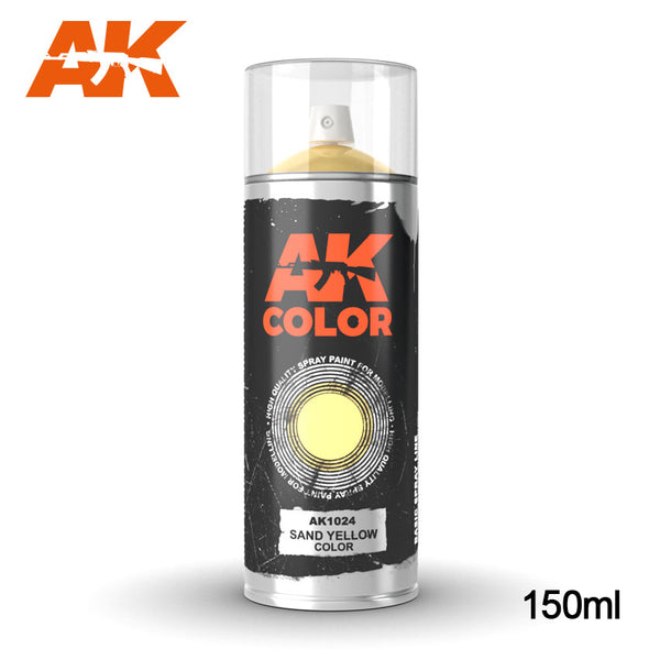 AK Interactive 1024 SAND YELLOW SPRAY