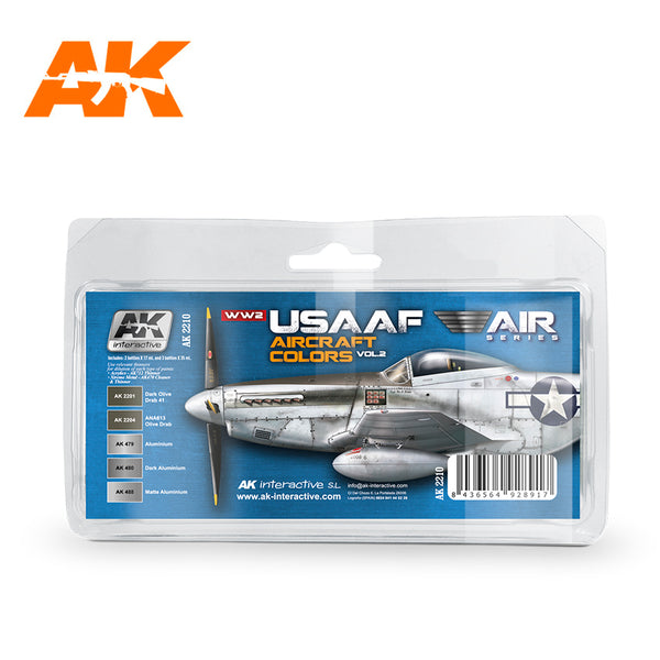 AK Interactive 2210 WWII USAAF Aircraft Colors Vol. 2