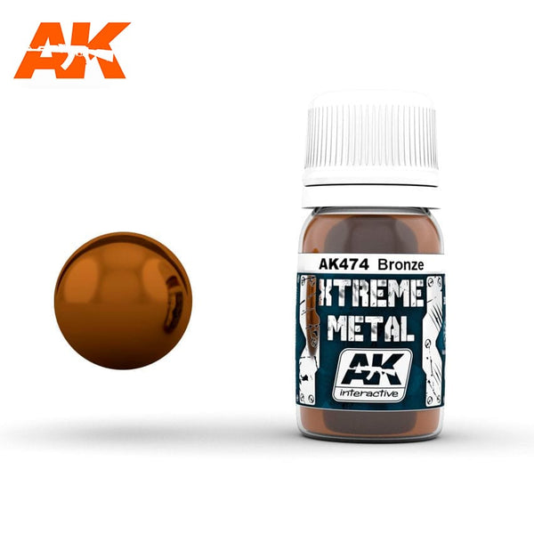 AK Interactive 474: Xtreme Metal Bronze 30ml