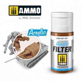 AMMO by Mig 0821 Acrylic Filter - Rust