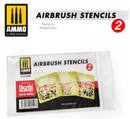 AMMO by Mig 8049 Airbrush Stencils Texture Templates 2