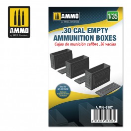 AMMO by Mig 8107 1/35 .30 Cal Empty Ammunition Boxes