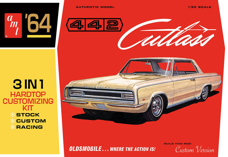 AMT 1066 1/25 1964 OLDS CUTLASS 442 HARDTOP