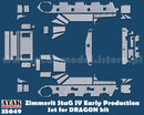 ATAK 35049 1/35 Zimmerit for StuG IV (Dragon)