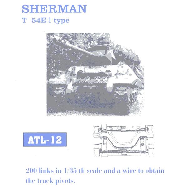 Friulmodel ATL-12 Sherman T 54E 1 type tracks