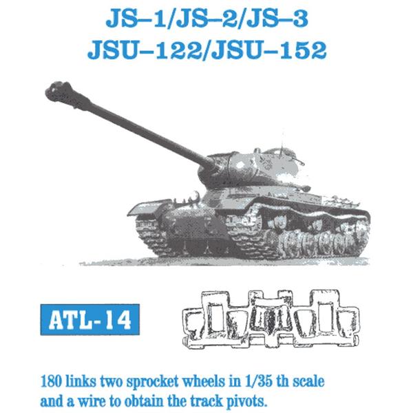 Friulmodel ATL-14 1/35 JS I, JS II, JS III, JSU 122, JSU 152 tracks