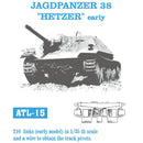 Friulmodel ATL-015 1/35 Jagdpanzer 38 "Hetzer" Early Tracks