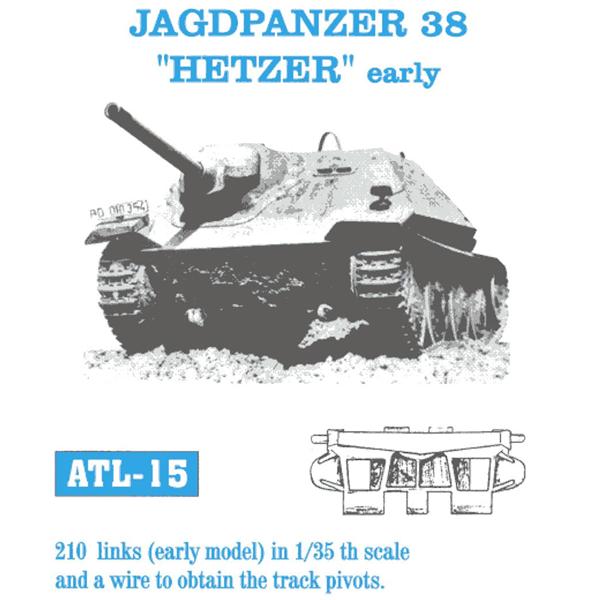 Friulmodel ATL-15 1/35 Jagdpanzer 38 "Hetzer" Early Tracks