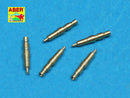 ABER 35L083 Set of 5 pcs. German Tank MG 34 machine guns tips barrels for turret mount