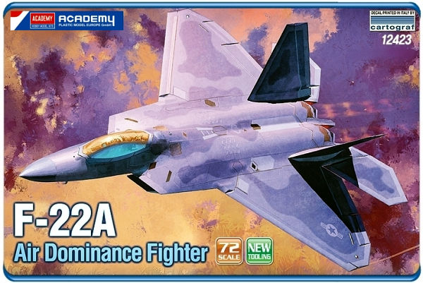 Academy 12423 1/72 Lockheed Martin F-22A Raptor