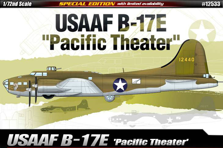 Academy 12533 1/72 B-17E USAAF "Pacific Theatre"