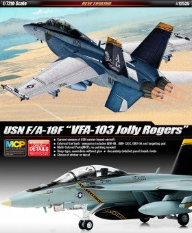 Academy 12535 1/72 F/A-18F "VFA-103" Multi Color Parts Snap Kit