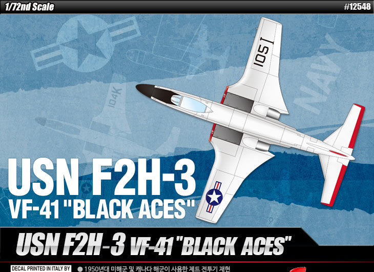 Academy 12548 1/72 USN F2H-3 VF-41 "Black Aces"