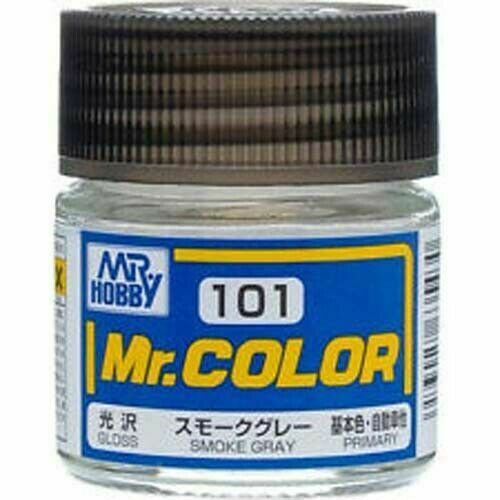 Mr. Hobby Mr. Color 101 - Smoke Gray (Gloss/Primary Car) - 10ml