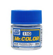 Mr. Hobby Mr. Color 110 - Character Blue (Semi-Gloss/Primary) - 10ml