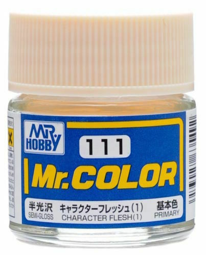 Mr. Hobby Mr. Color 111 - Character Flesh(1) (Semi-Gloss/Primary) - 10ml
