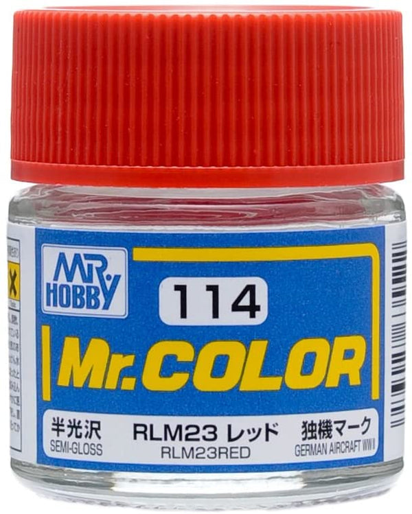 Mr. Hobby Mr. Color 114 - RLM23 Red (Semi-Gloss/Aircraft) - 10ml