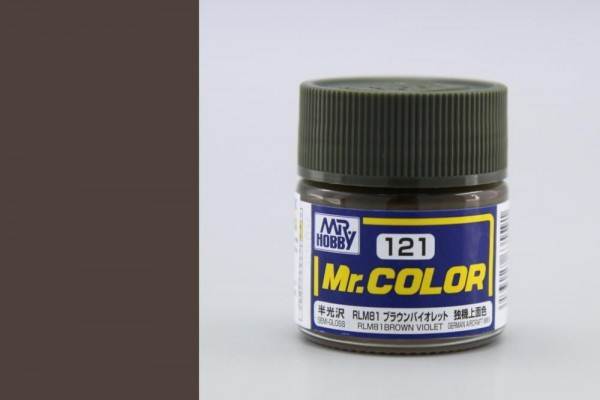 Mr. Hobby Mr. Color 121 - RLM81 Brown Violet (Semi-Gloss/Aircraft) - 10ml