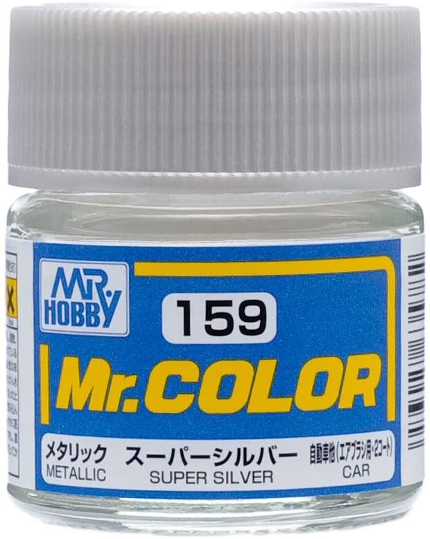 Mr. Hobby Mr. Color 159 - Super Silver (Metallic/Car) - 10ml