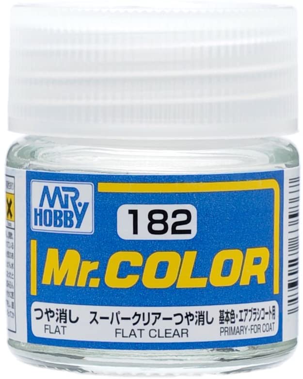 Mr. Hobby Mr. Color 182 - Flat Clear (Flat/Primary) - 10ml