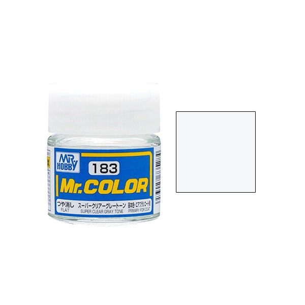 Mr. Hobby Mr. Color 183 - Super Clear Gray Tone (Semi-Gloss/Primary) - 10ml