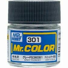 Mr. Hobby Mr. Color 301 - Gray FS36081 (Semi-Gloss/Aircraft) - 10ml