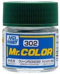Mr. Hobby Mr. Color 302 - Green FS34092 (Semi-Gloss/Aircraft) - 10ml