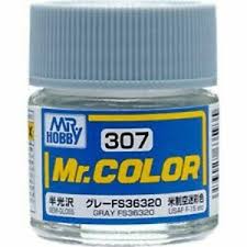 Mr. Hobby Mr. Color 307 - Gray FS36320 (Semi-Gloss/Aircraft) - 10ml
