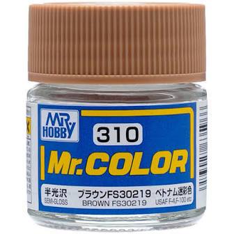 Mr. Hobby Mr. Color 310 - Brown FS30219 (Semi-Gloss/Aircraft) - 10ml