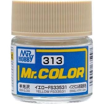 Mr. Hobby Mr. Color 313 - Yellow FS33531 (Semi-Gloss/Aircraft) - 10ml
