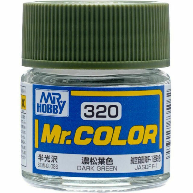 Mr. Hobby Mr. Color 320 - Dark Green (Semi-Gloss/Aircraft) - 10ml