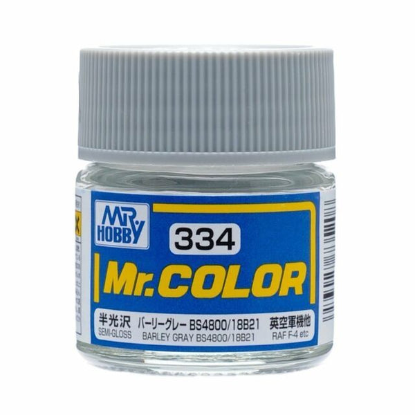 Mr. Hobby Mr. Color 334 - Barley Gray BS4800 18B21 (Semi-Gloss) - 10ml