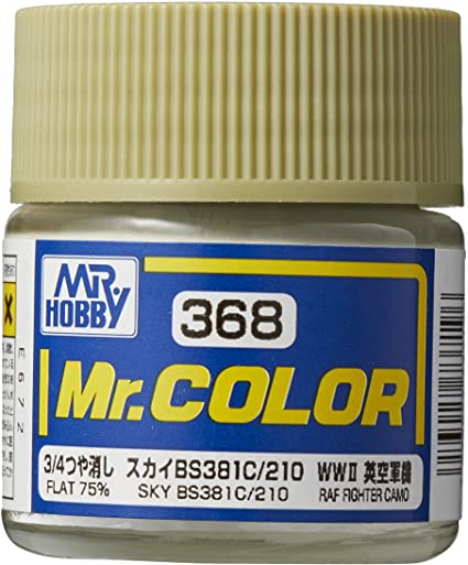 Mr. Color 368 - Sky BS381C/210 (RAF Standard Color/WWII Early) - 10ml