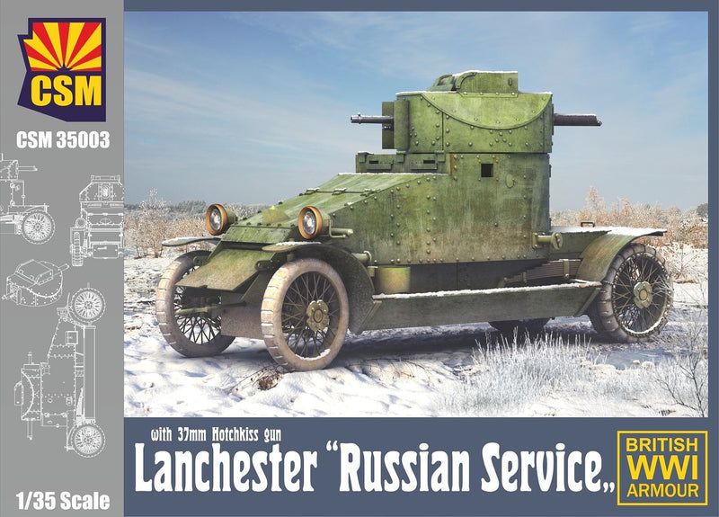 Copper State Models 35003 1/35 Lanchester Armored Car "Russian Service"