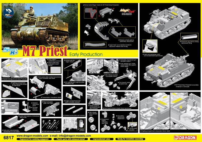 Dragon 6817 1/35 M7 Priest Early Production