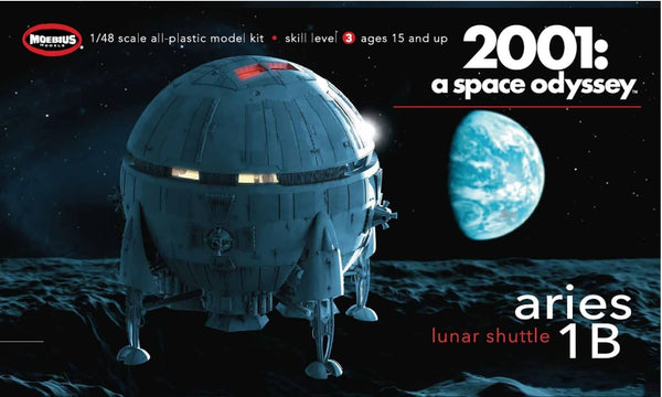 Moebius 20017 1/48 2001: A Space Odyssey Aries-1B Lunar Carrier