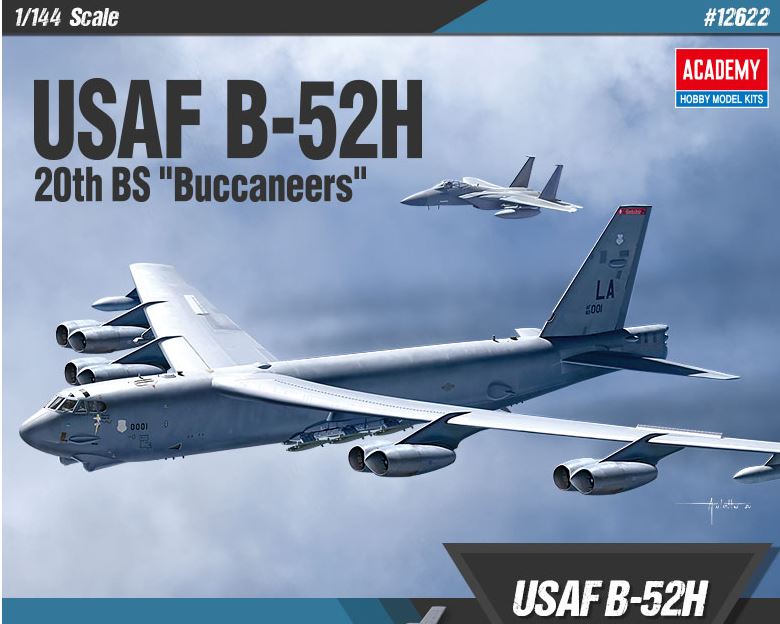 Academy 12622 1/144 USAF B-52H 20th BS "Buccaneers"