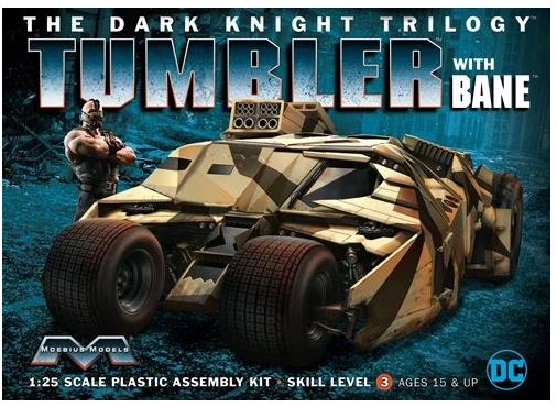 Moebius 967 The Dark Knight Trilogy Armored Tumbler with Bane