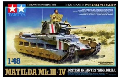 Tamiya 32572 1/48 Matilda MK.III/IV British Infantry Tank Mk.IIa