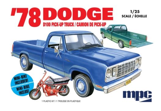 MPC 901 1/25 1978 DODGE D100 CUSTOM PICKUP