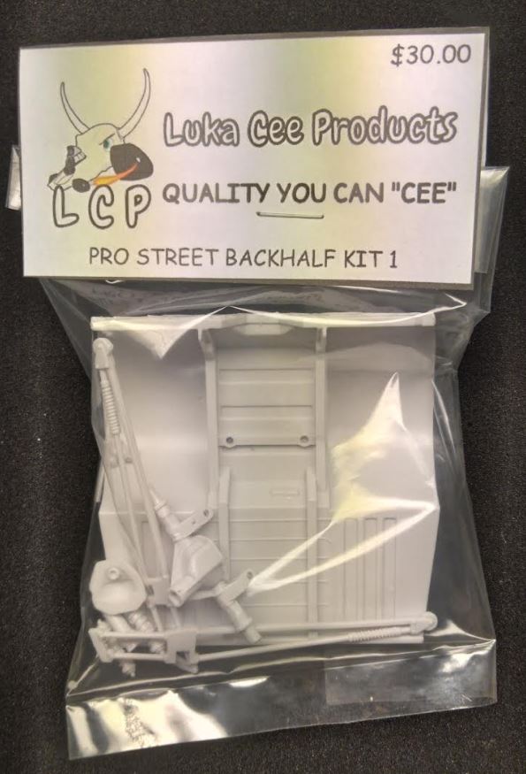 Luka Cee LCP002 1/25 Pro Street Backhalf Kit 1