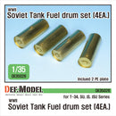 Def Model DE35026 1/35 WWII Soviet Tank Series Fuel Drum Set (4 Each)
